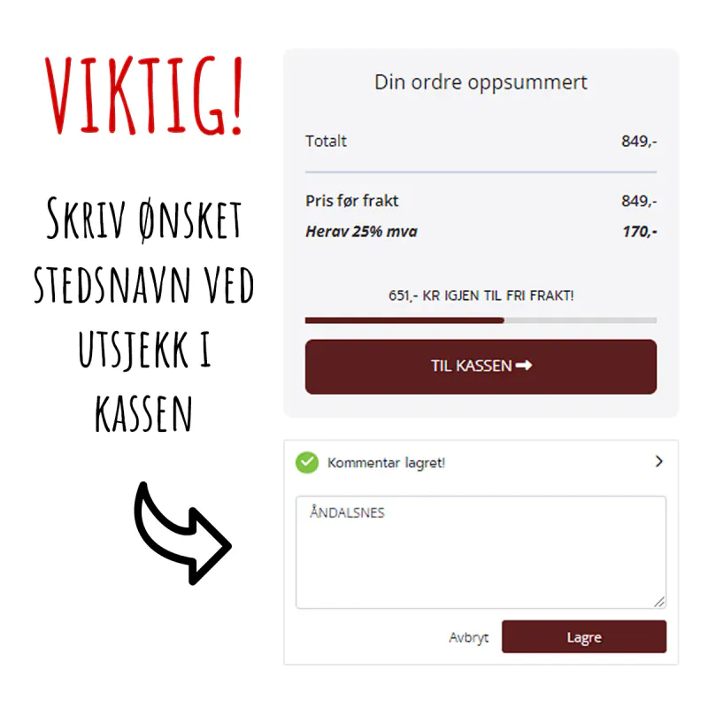 Truckspotter Reflekshettegenser med valgfritt stedsnavn