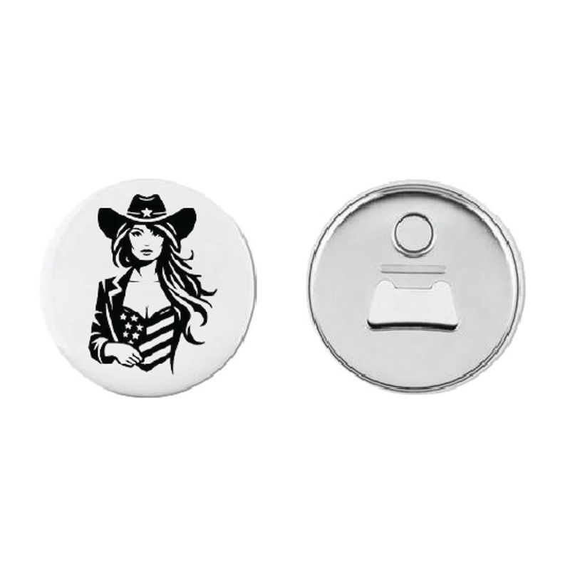 Cowgirl Button 55mm,Velg alternativ i menyen