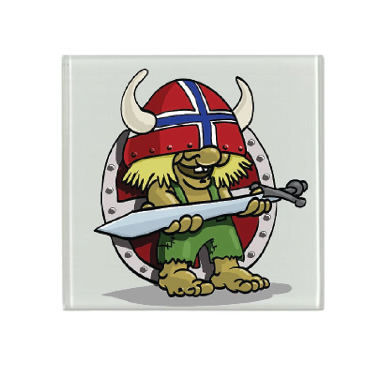 Dekorative Glassbrikker Viking Norge