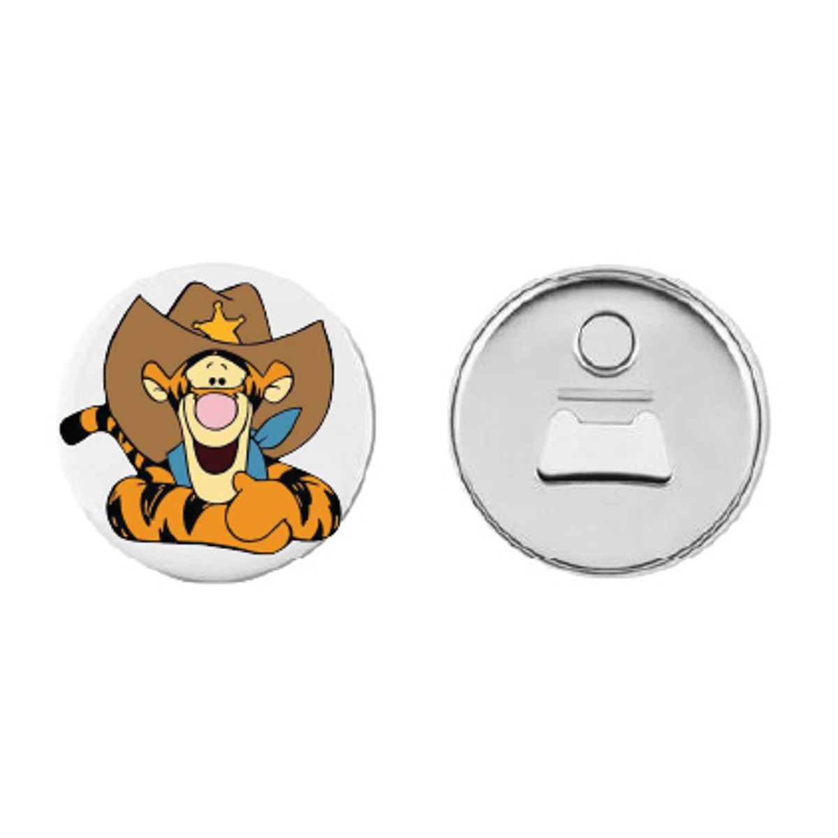 Tigergutt Sheriff Button 55mm, Velg alternativ i menyen