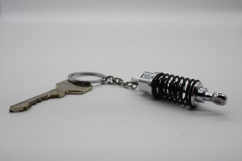 Nøkkelring Coilover sølv