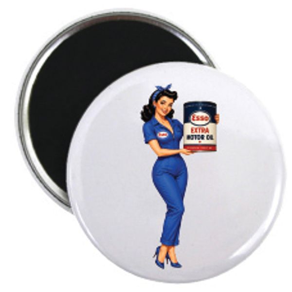 Hovedbilde Esso Dama Button 55mm, Velg alternativ i menyen