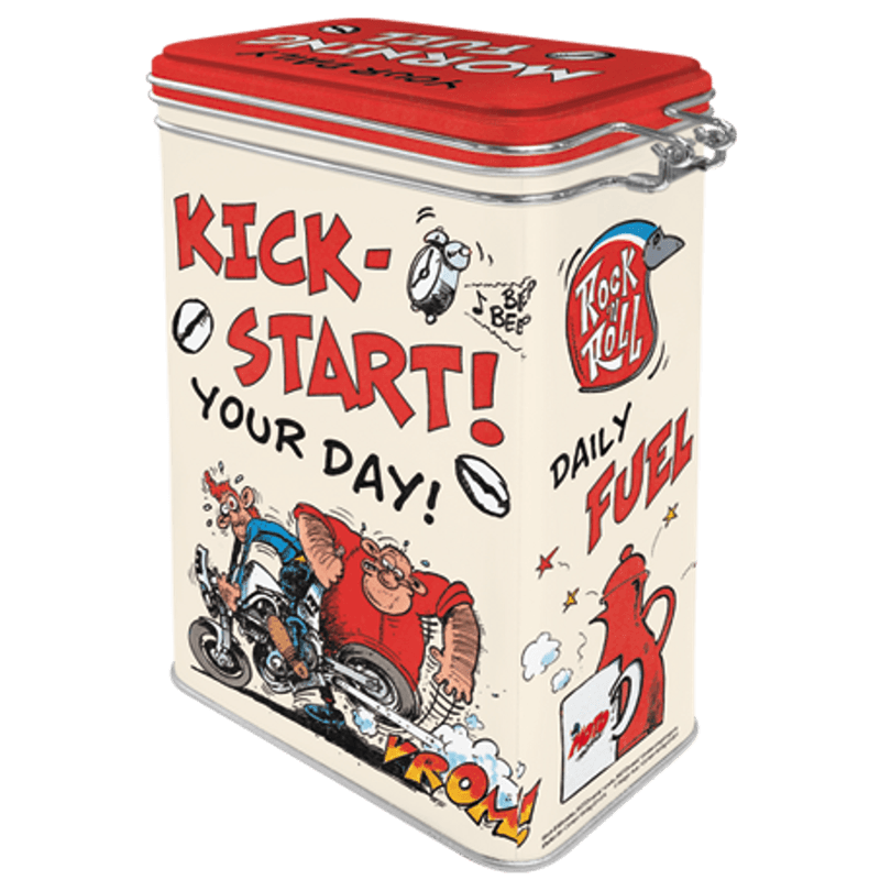  Kickstart Your Day Kaffeboks i Metall
