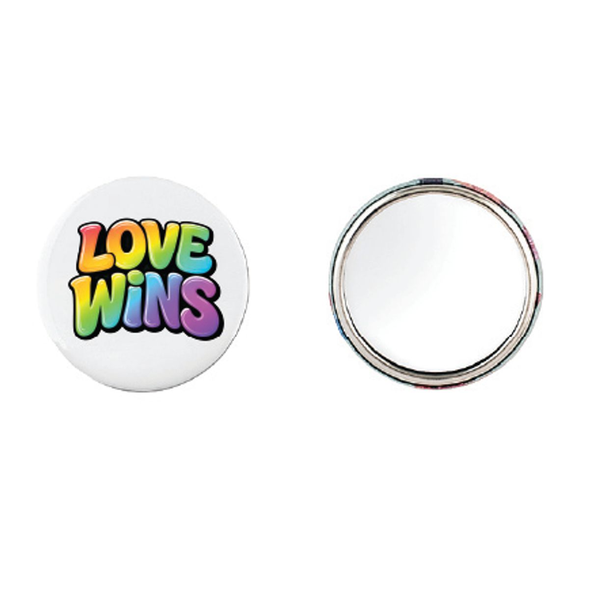 Love Wins Button 55mm, Velg alternativ i menyen