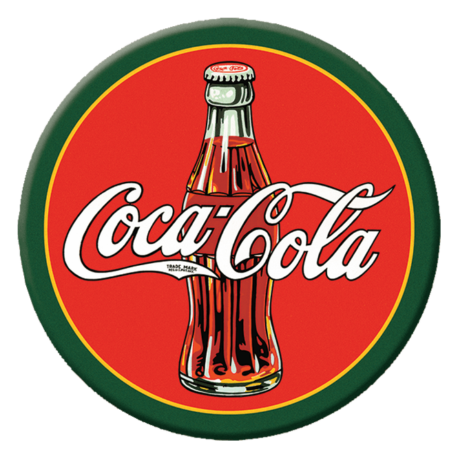 Hovedbilde Retro Coca-Cola 30's Bottle Logo Kjøleskapsmagnet
