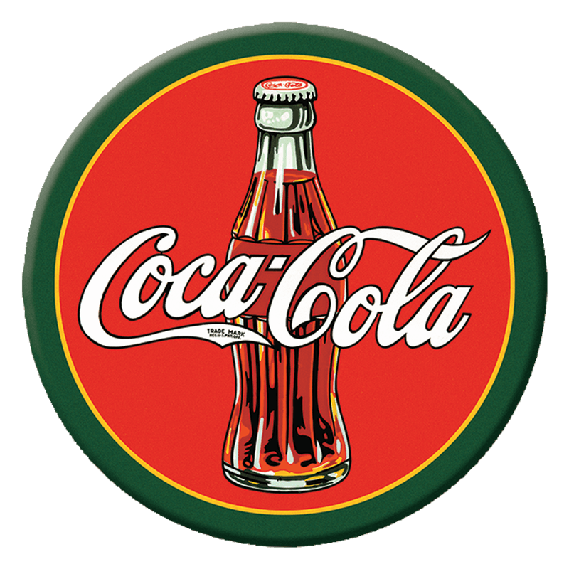Retro Coca-Cola 30's Bottle Logo Kjøleskapsmagnet